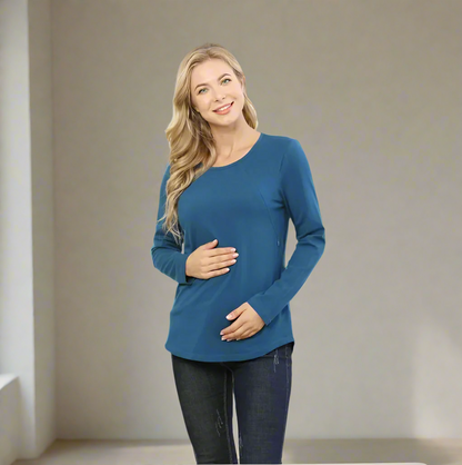 Nursing + Maternity Long Sleeve Shirt